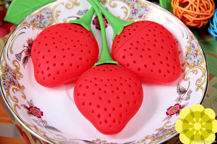 Silicone Filter Tea Infuser with Fruit Shape