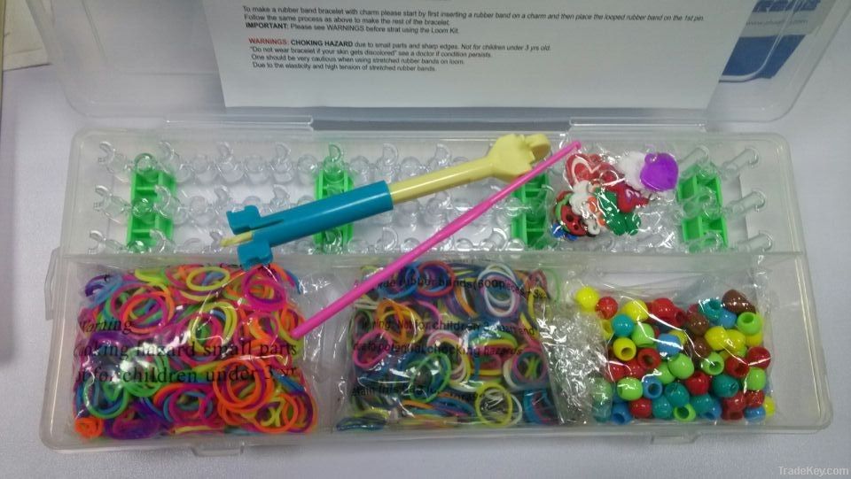 Promotional rainbow loom silicone rubber bands