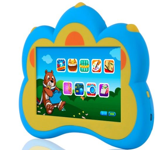 7-inch Children's Tablet PC, 0.3MP Camera (2.0MP and 5.0MP is Optional) Educational Toy