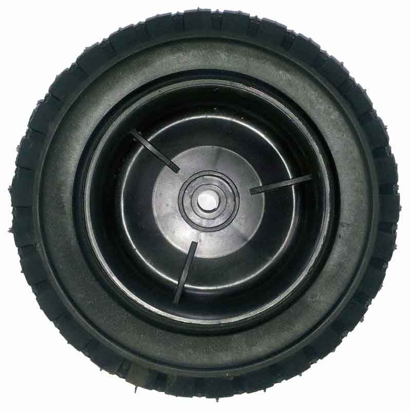 8.00-1.75 FLAT FREE solid tire rubber wheel for hand truck, wheelbarrow, garden cart, trolley