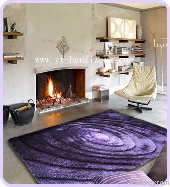 Contemporary design Polyester Shaggy Rug