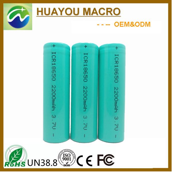 OEM aw imr 18650 3.7v 2600mah rechargeable li ion battery CE FCC ROHS certified