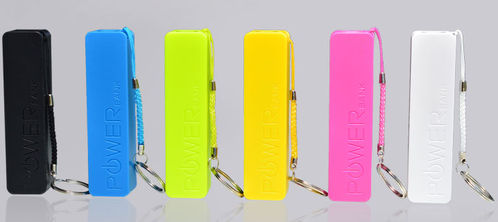 Mini 3000mAh Ultra-Compact Portable Charger Lipstick-Sized External Battery Power Bank Pack