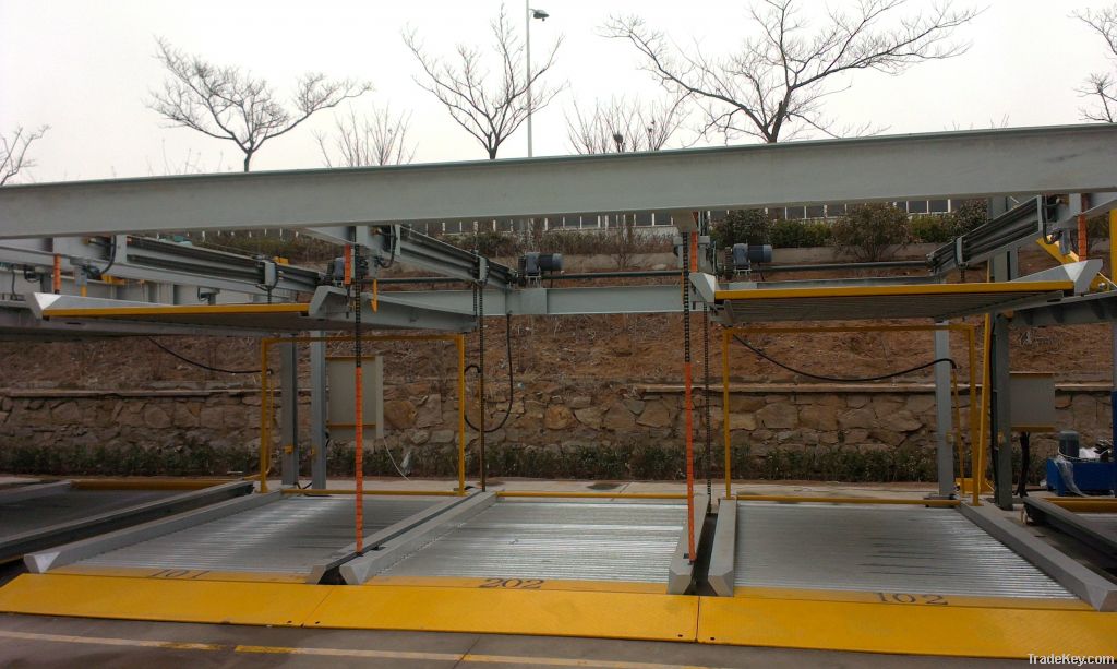 TWO LEVEL LIFT/SLIDING PARKING SYSTEM