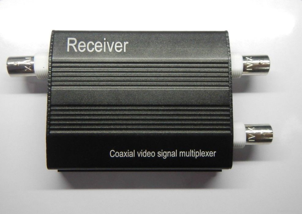 Two-way video monitoring multiplex signal superposed dual function