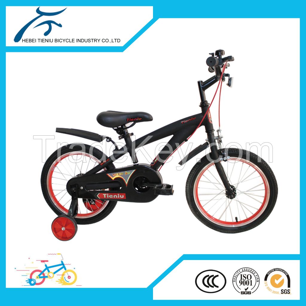 black mini BMX for kids kids bicycle for boys and girls with alloy rims