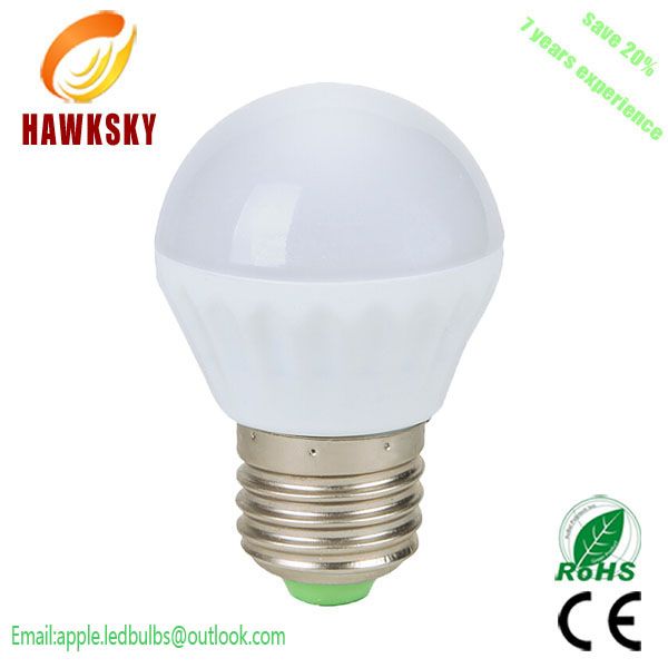 elegant appearance plastic 5w led bulb lights 