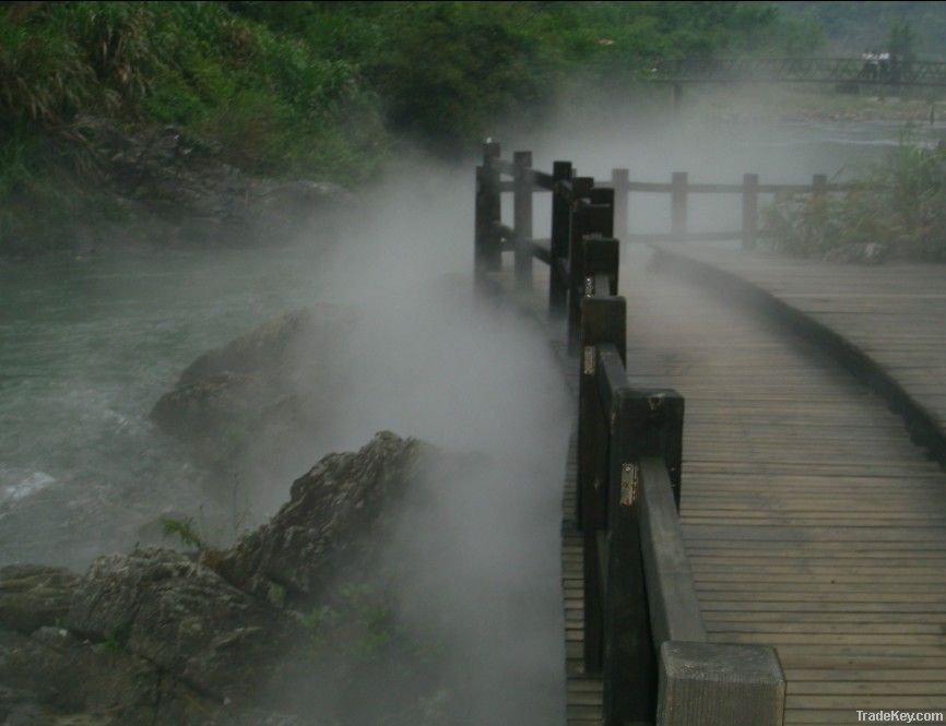 Water Misting Fountain For Lanscaping and Environmental Cooling