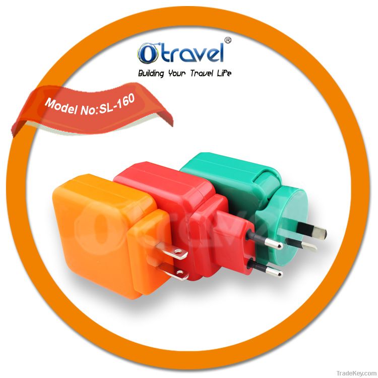 new products Universal travel adapter with usb charger