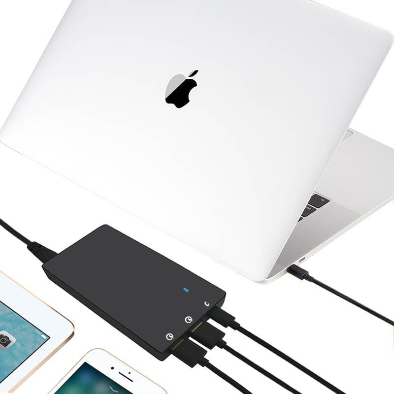 80W slim USB C Laptop Charger&amp;amp;QC 3.0 Charger