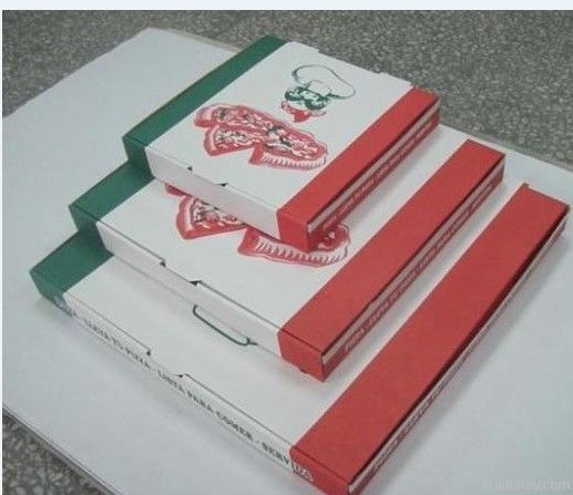 strong cheap customized pizza box, pizza packaging box