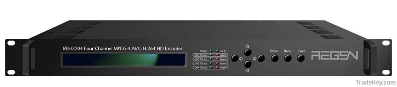 Four/Eight-Channel MPEG-4 AVC/H.264 HD Encoder