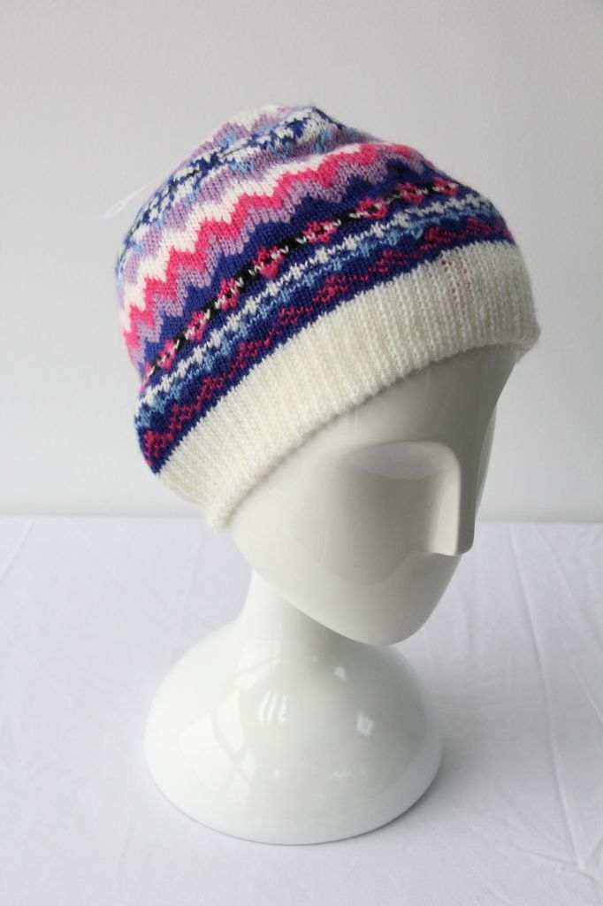 Lady's knitted winter hats