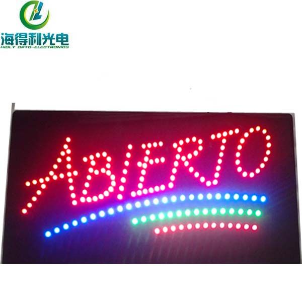 shining animated acrylic indoor use led sign China