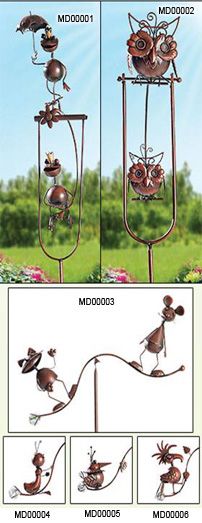 Garden swing-Flog, Owl, Ant, Cat, mouse