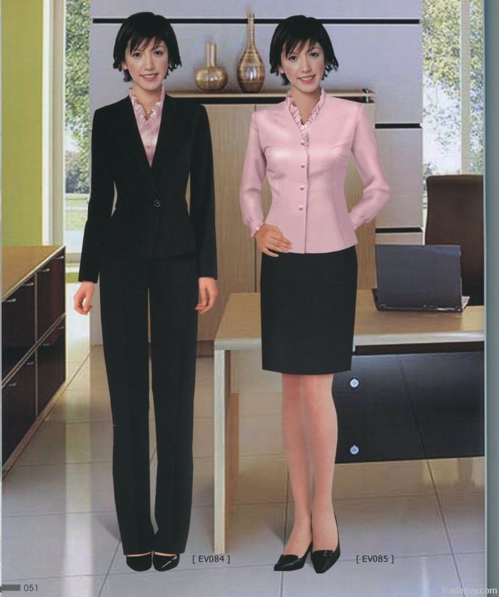 Professional women's suit, ladies dress suit, business suit of cul