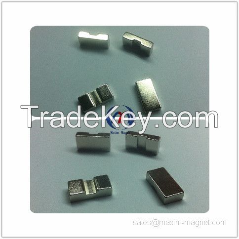 Bridge shaped Custom magnets of neodymium magnet