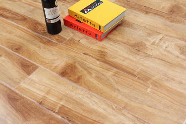 High glossy Laminate Flooring Water proof Waxed 12mm