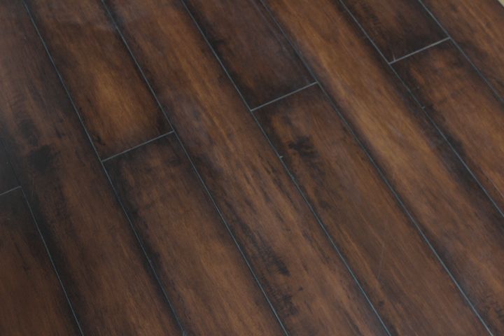 V-Groove Black Painting Laminate Flooring Cheap Price