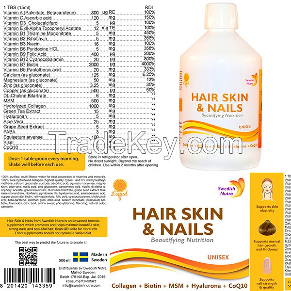 Skin Hair &amp;amp; Nails supplement