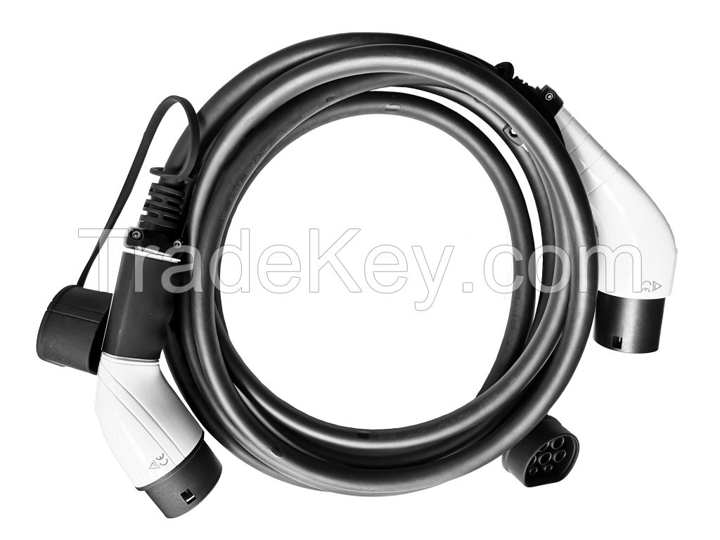 EV charger cable and connector