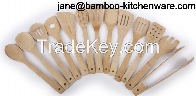 Bamboo Classic 14-Piece Kitchen Utensil Set