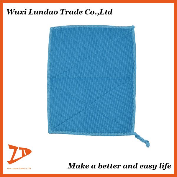 Blue Coral Fleece Microfiber Cloth Velvet Polishing Cloth  