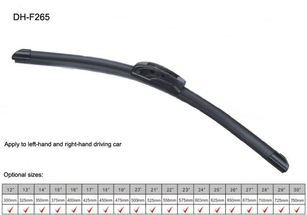 bracketless wiper blade