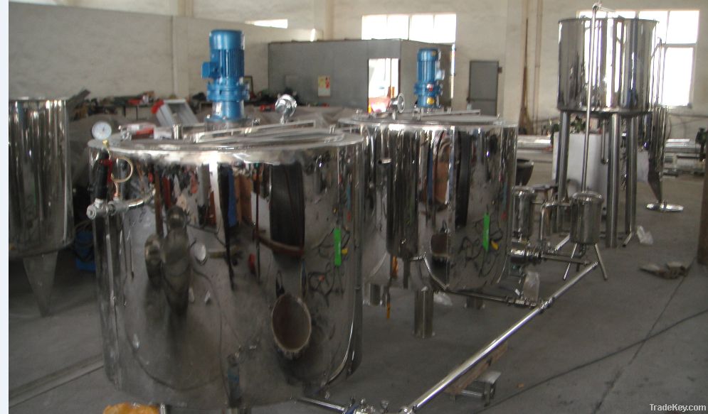 Milk production line