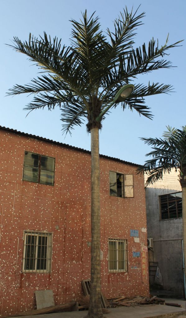 Whole sales artificial fake big coconut tree made in China/decorative indoor and outdoor artificial fake big coconut tree made in China