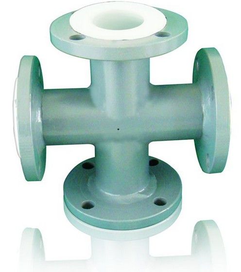 PTFE lined cross(4way)