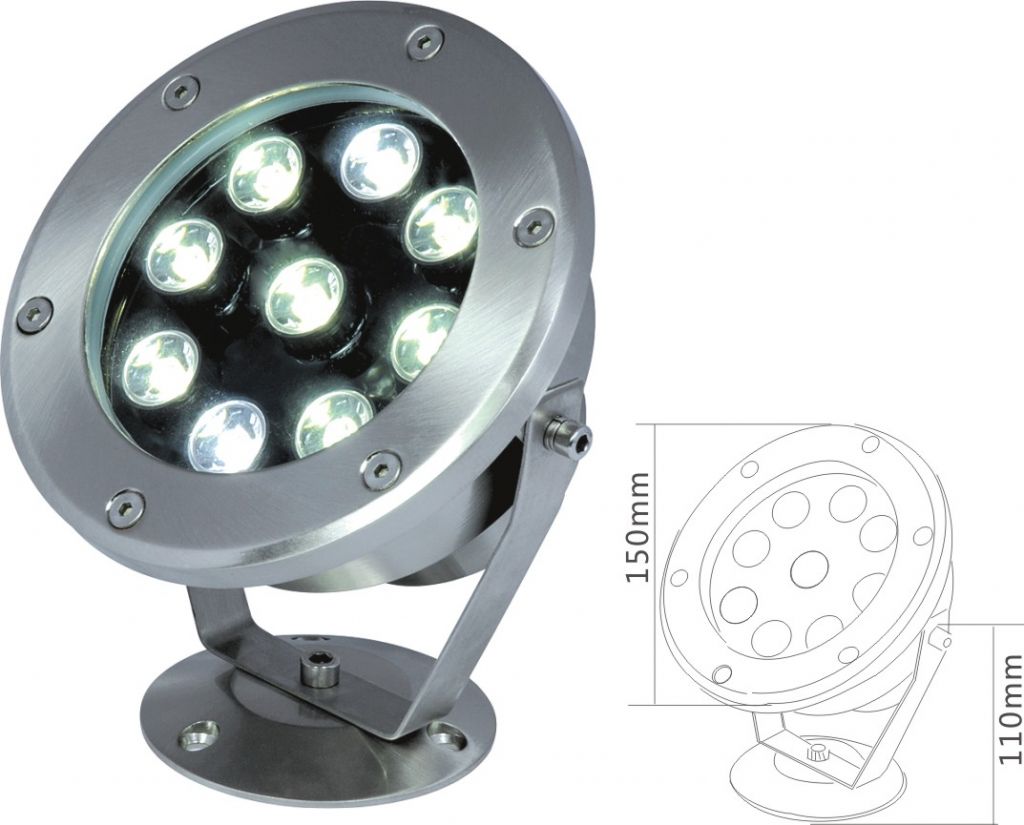 LED Underwater Light 9W  Lamp