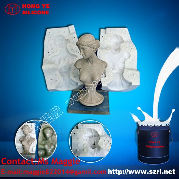 Rtv Liquid Moulding Silicone Rubber for plaster Gypsum Casting Concrete, PU Resin