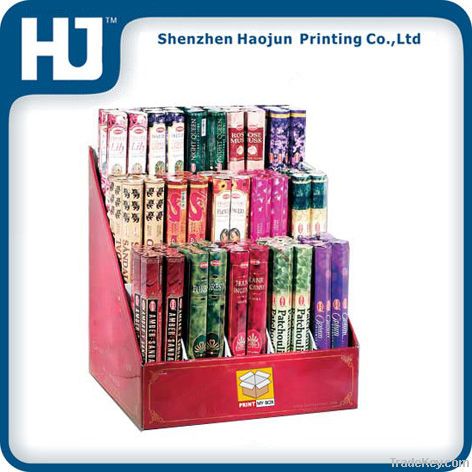 Light weight cardboard counter display racks , art display racks for