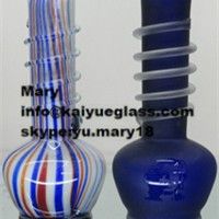 sand blasted smoking glass pipe