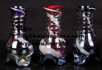 smoking glass pipe matallic effect 