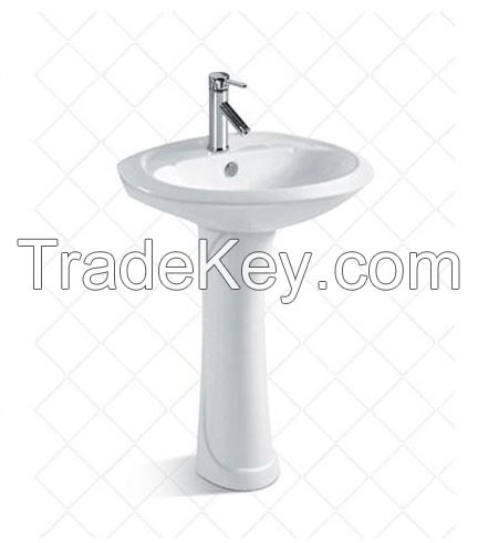 High Quality Pedestal Mounting Wash Basin