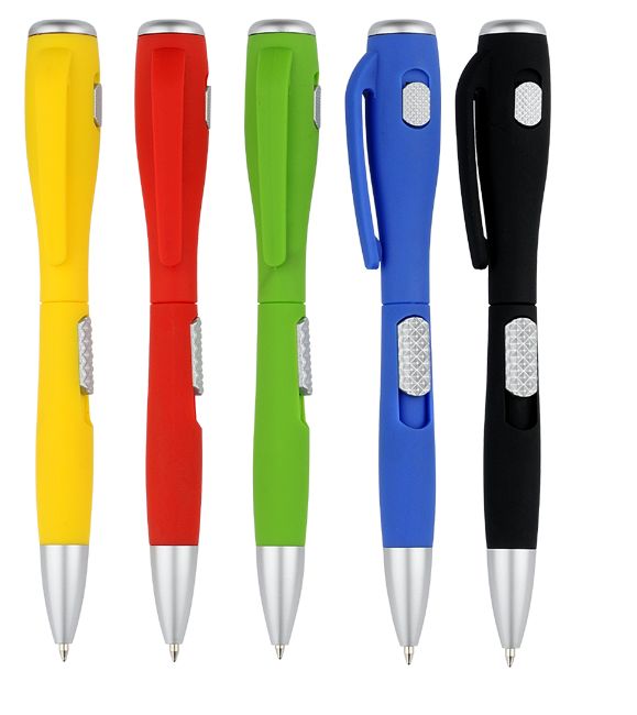 LED light ball pen 9906 Rubber#