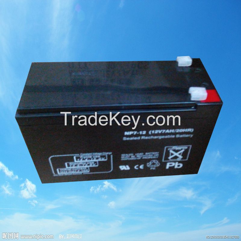 Valve-regulated lead acid battery np12v7.2ah