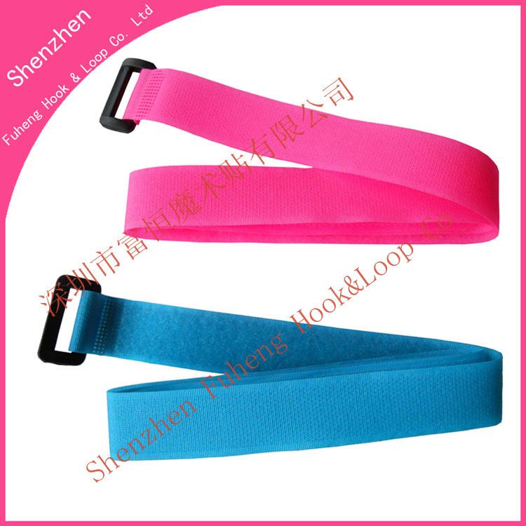 velcro strap with plastic buckle