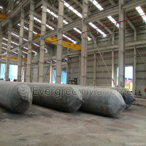 ISO 14409 certificated natural rubber ship launching airbags for boats