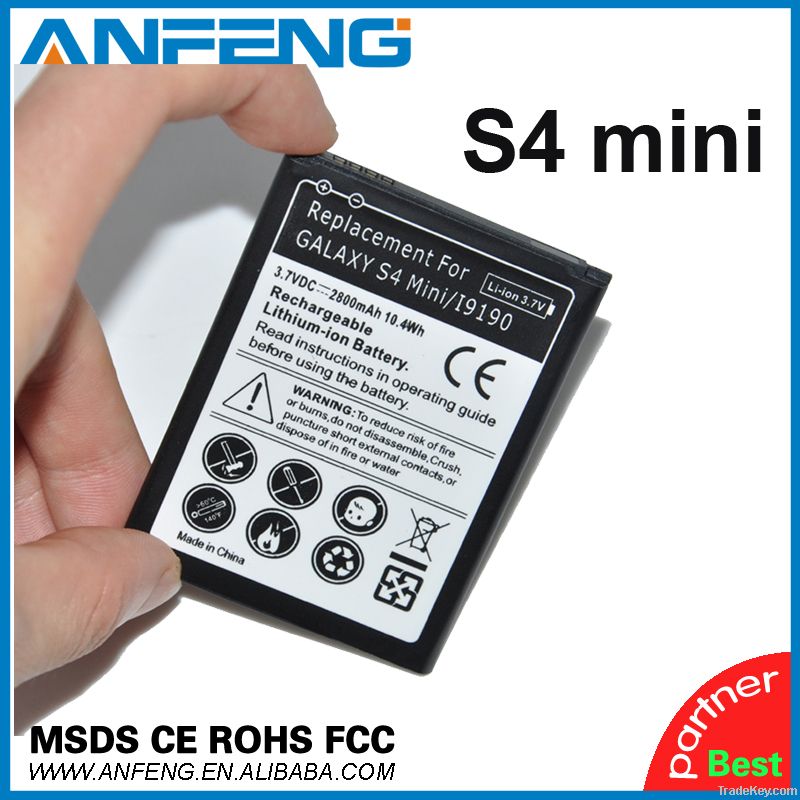 1900mAh i9192 battery b500be replacement for Samsung Galaxy S4 mini