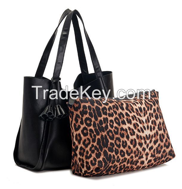 100% genuine leather mother baby leather bag Hobo classic design