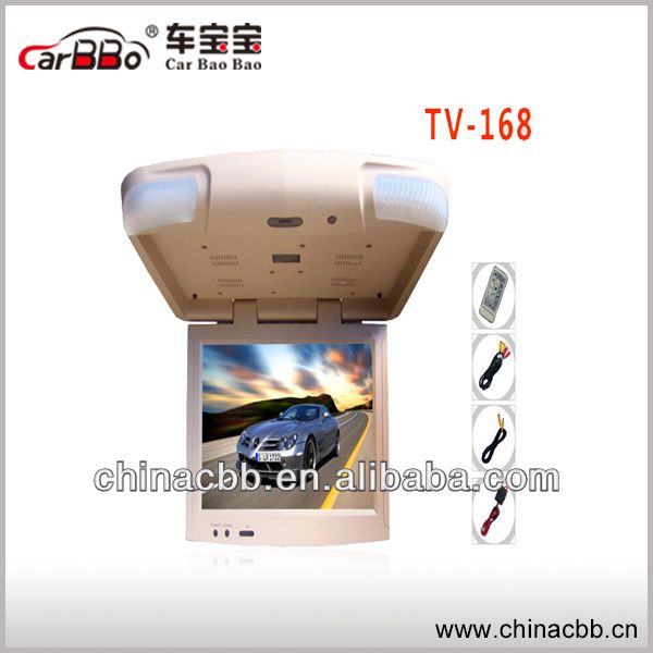 2014 15.4-inch FLIP DOWN DVD PLAYER Roof Mounting Monitor