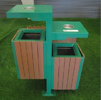 WPC waterproof garden recycling dustbin