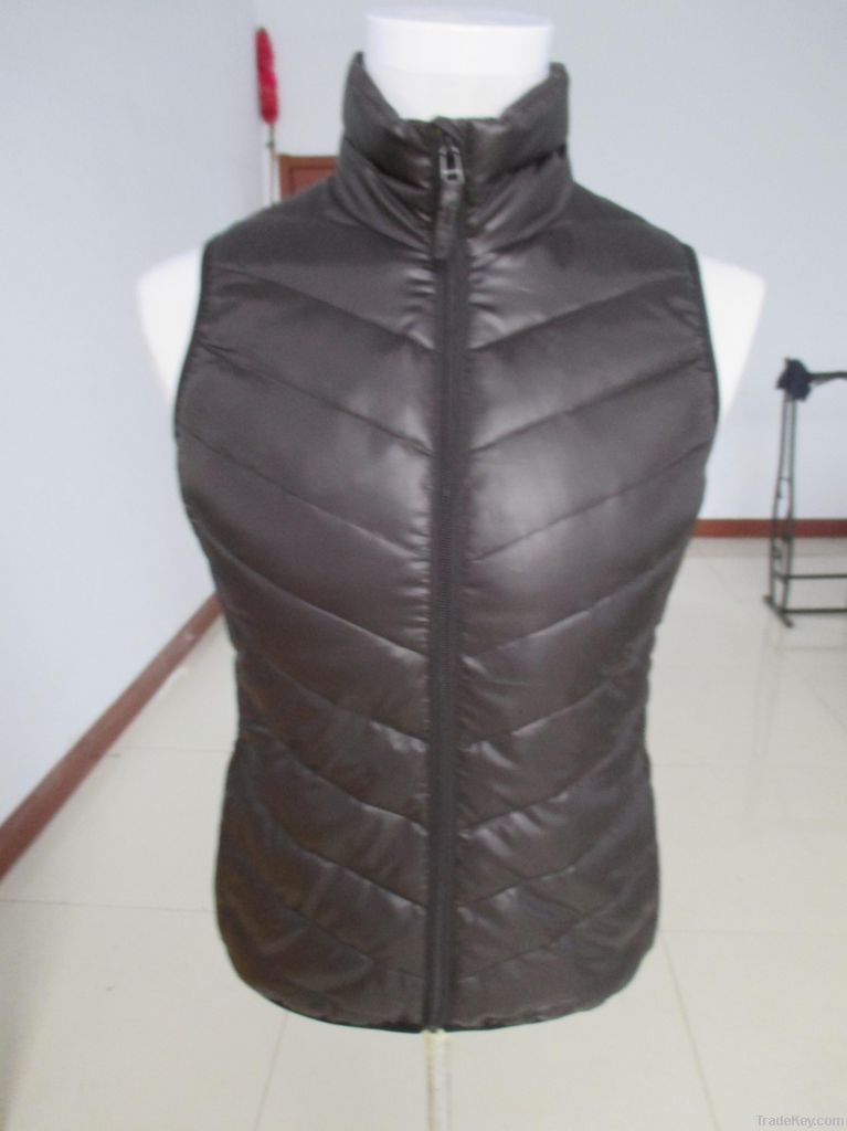 Womens goose down cotton vest