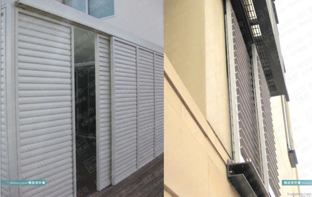 Aluminum Operable Sliding Louver