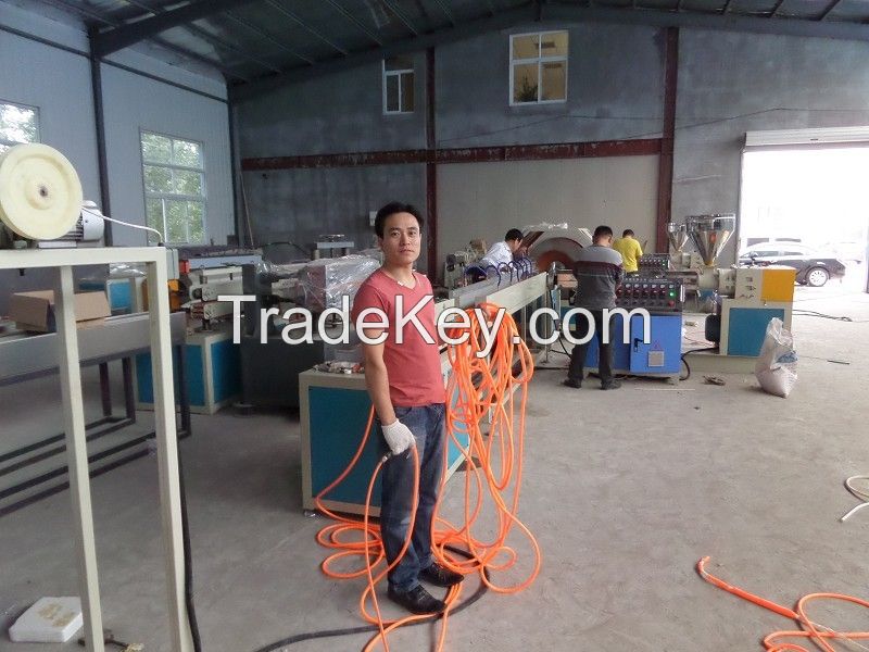 PVC Fiber Reinforced Soft Pipe Production Line