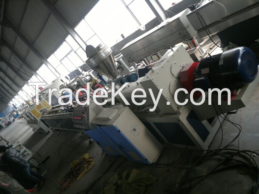 wood plastic profile extrusion machine