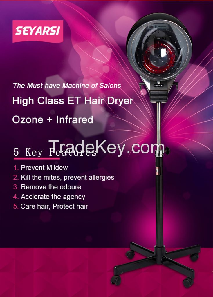 Ozone Hair Heater Red Infrared Hair Dryer Hair Care Machine Hair Dryer